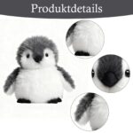 JcvPot Pinguin Kuscheltier, Weiches Stofftier Für Kinder Und Babys, Kuscheltier Pinguin Plüschtier 20 cm, Plüschtier - Image 6