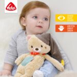 Fehn Kuscheltier Bär Bruno – Weicher Teddybär für Neugeborene als Einschlafhilfe - Stofftier zum Greifen, Fühlen - Image 6